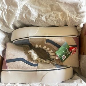 VANS-Multi Colored High Tops